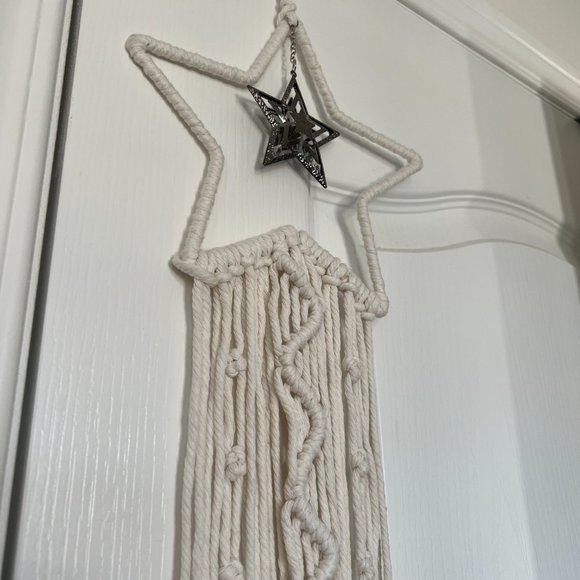 Authentic Macrame Wall Hanging Art Start and Moon - Picture 5 of 7